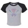 Women's Micro Rib Raglan Baby Tee Thumbnail