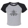 Women's Micro Rib Raglan Baby Tee Thumbnail