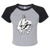 Women's Micro Rib Raglan Baby Tee Thumbnail
