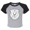 Women's Micro Rib Raglan Baby Tee Thumbnail