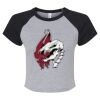 Women's Micro Rib Raglan Baby Tee Thumbnail