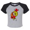 Women's Micro Rib Raglan Baby Tee Thumbnail