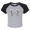 Women's Micro Rib Raglan Baby Tee Thumbnail