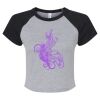 Women's Micro Rib Raglan Baby Tee Thumbnail
