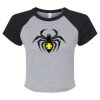 Women's Micro Rib Raglan Baby Tee Thumbnail