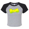 Women's Micro Rib Raglan Baby Tee Thumbnail