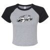 Women's Micro Rib Raglan Baby Tee Thumbnail
