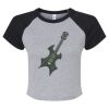Women's Micro Rib Raglan Baby Tee Thumbnail