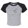 Women's Micro Rib Raglan Baby Tee Thumbnail