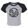 Women's Micro Rib Raglan Baby Tee Thumbnail