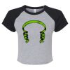 Women's Micro Rib Raglan Baby Tee Thumbnail