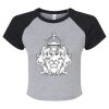 Women's Micro Rib Raglan Baby Tee Thumbnail