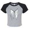 Women's Micro Rib Raglan Baby Tee Thumbnail