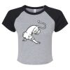 Women's Micro Rib Raglan Baby Tee Thumbnail