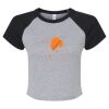 Women's Micro Rib Raglan Baby Tee Thumbnail