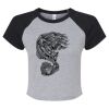 Women's Micro Rib Raglan Baby Tee Thumbnail