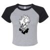 Women's Micro Rib Raglan Baby Tee Thumbnail