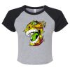 Women's Micro Rib Raglan Baby Tee Thumbnail