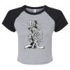 Women's Micro Rib Raglan Baby Tee Thumbnail