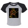 Women's Micro Rib Raglan Baby Tee Thumbnail