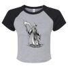 Women's Micro Rib Raglan Baby Tee Thumbnail