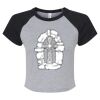 Women's Micro Rib Raglan Baby Tee Thumbnail
