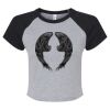 Women's Micro Rib Raglan Baby Tee Thumbnail