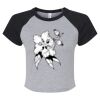 Women's Micro Rib Raglan Baby Tee Thumbnail