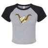 Women's Micro Rib Raglan Baby Tee Thumbnail