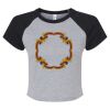 Women's Micro Rib Raglan Baby Tee Thumbnail