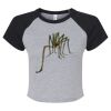 Women's Micro Rib Raglan Baby Tee Thumbnail