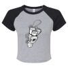 Women's Micro Rib Raglan Baby Tee Thumbnail