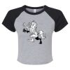 Women's Micro Rib Raglan Baby Tee Thumbnail
