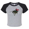 Women's Micro Rib Raglan Baby Tee Thumbnail