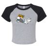Women's Micro Rib Raglan Baby Tee Thumbnail
