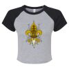Women's Micro Rib Raglan Baby Tee Thumbnail