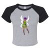 Women's Micro Rib Raglan Baby Tee Thumbnail
