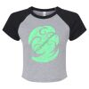 Women's Micro Rib Raglan Baby Tee Thumbnail