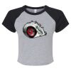 Women's Micro Rib Raglan Baby Tee Thumbnail