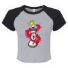 Women's Micro Rib Raglan Baby Tee Thumbnail