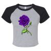 Women's Micro Rib Raglan Baby Tee Thumbnail