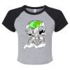 Women's Micro Rib Raglan Baby Tee Thumbnail