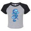 Women's Micro Rib Raglan Baby Tee Thumbnail