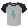 Women's Micro Rib Raglan Baby Tee Thumbnail