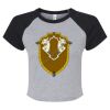 Women's Micro Rib Raglan Baby Tee Thumbnail