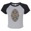 Women's Micro Rib Raglan Baby Tee Thumbnail