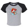 Women's Micro Rib Raglan Baby Tee Thumbnail