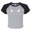 Women's Micro Rib Raglan Baby Tee Thumbnail