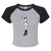 Women's Micro Rib Raglan Baby Tee Thumbnail