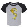 Women's Micro Rib Raglan Baby Tee Thumbnail